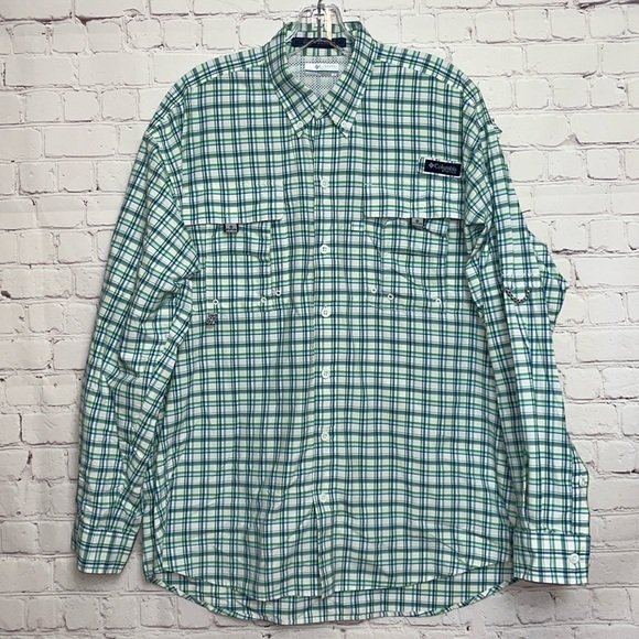 Columbia PFG Super Bahama Long Sleeve Shirt - Picture 1 of 13